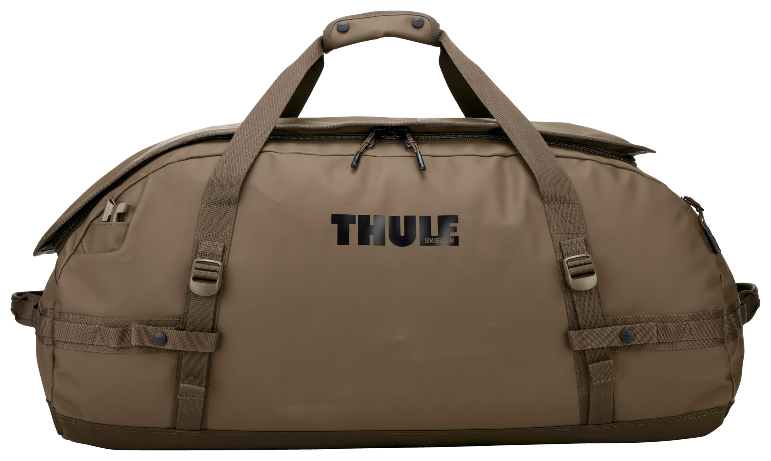 THULE Sac de Voyage Sac à Dos Chasm Recycled Duffel 90L Deep Khaki Kaki