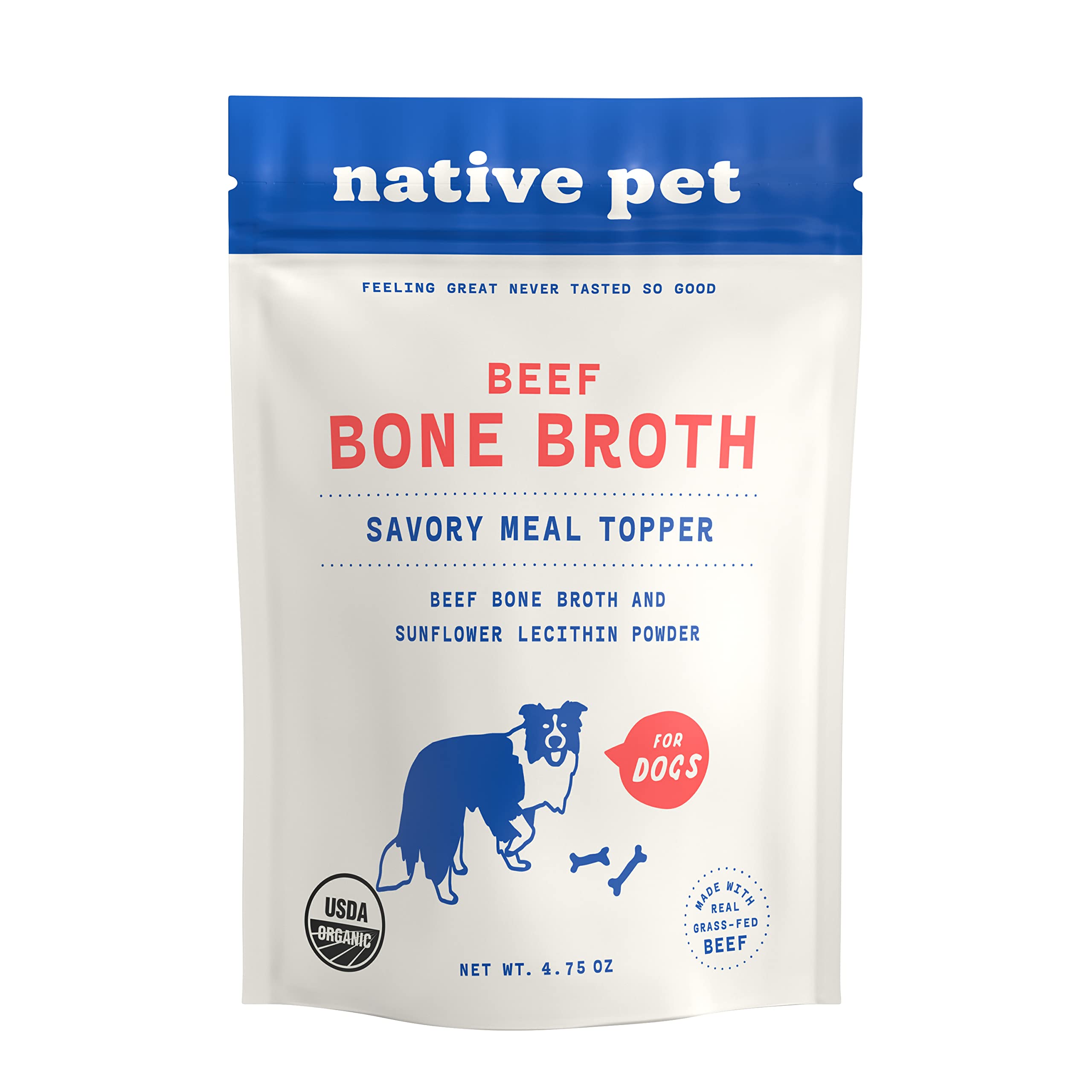 Native Pet Bone Broth for Dogs & Cat Broth Bundle Chicken & Beef