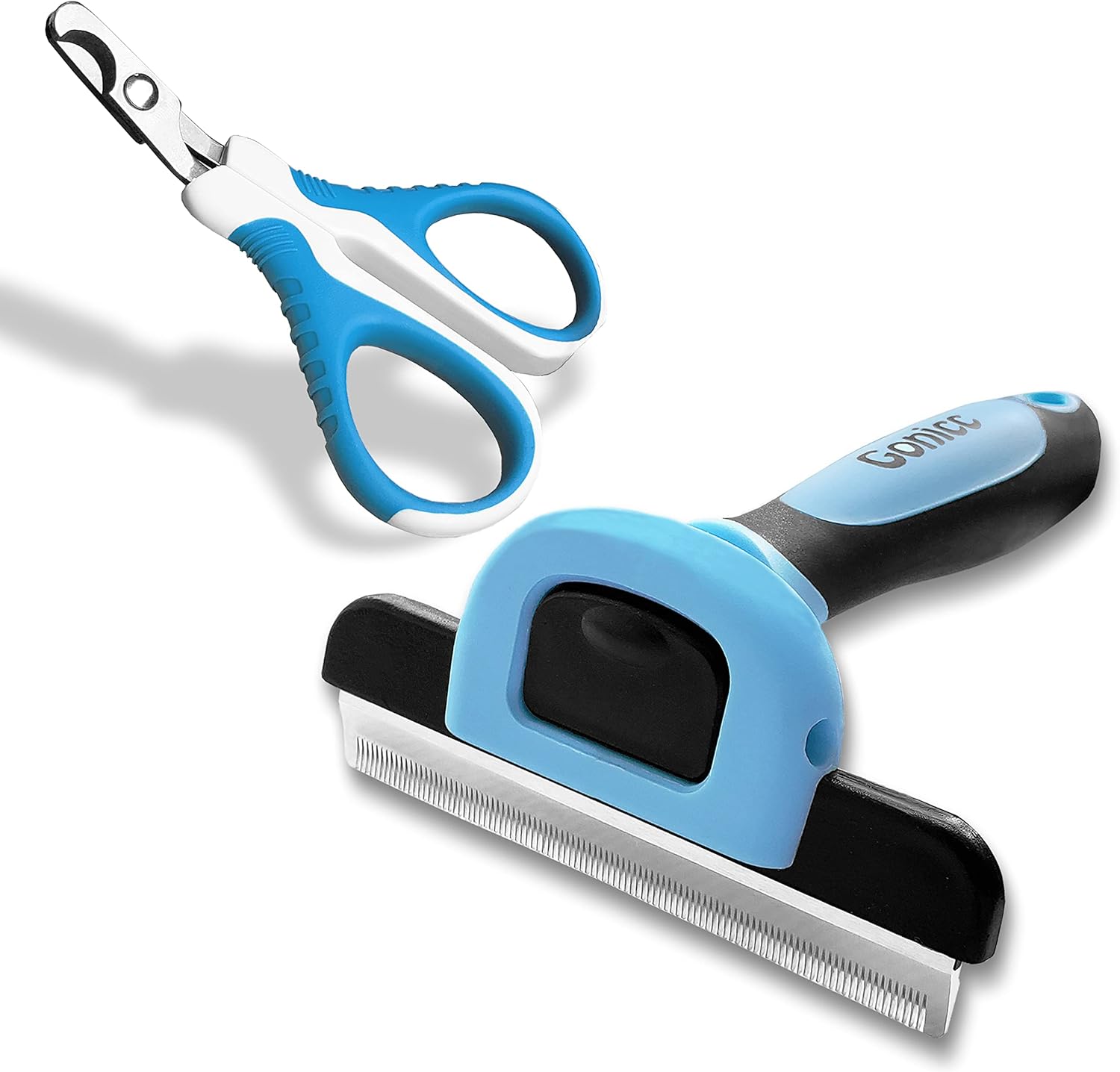 gonicc Professional Pet Nail Clippers and Pet Grooming Brush Best for Cats, Small