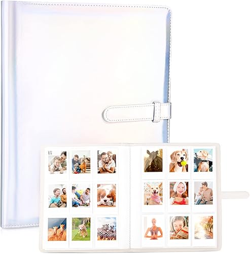 Ablus Álbum de fotos de 360 bolsillos para impresoras Polaroid Snap SnapTouch Zip Mint, Fujifilm Instax Mini 11 90 9 8+ 8 7S 70 50S 26 25 LiPlay
