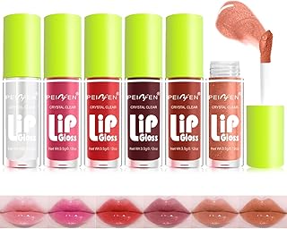 Juego de brillo de labios de 6 colores, mini ...