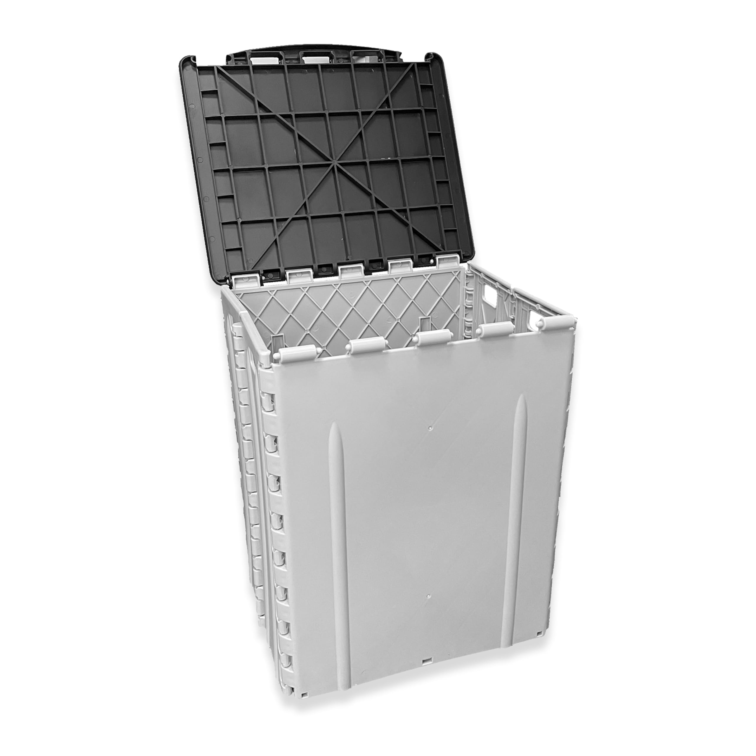 OLPRO 30 L Foldable Camping Dustbin – Heavy-Duty Waterproof Outdoor Bin with Carry Handles – Caravan, Motorhome, Tent & Picnic Waste Storage & Organizer