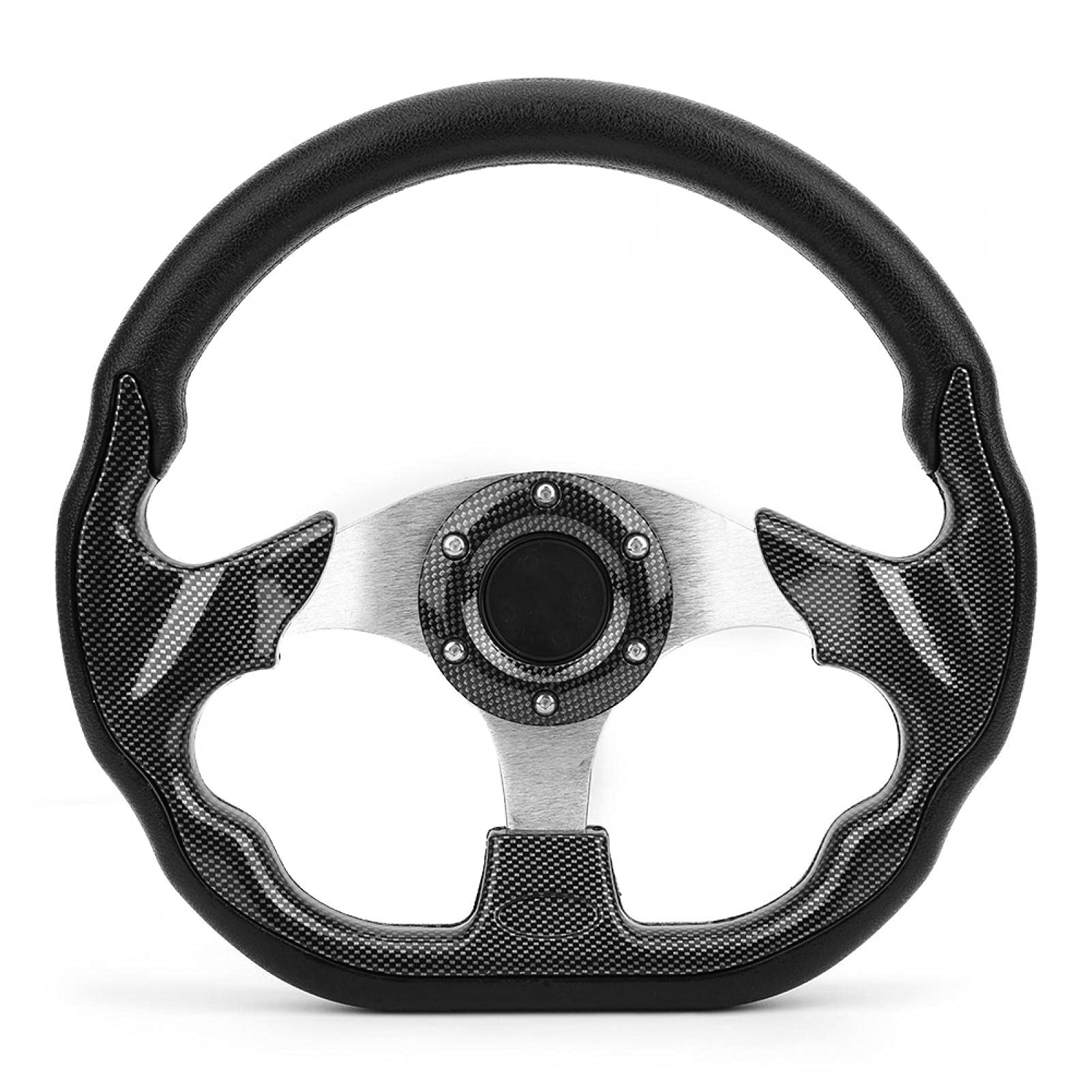 Kierownica, kierownica do driftu, ulepszona kierownica, kierownica do driftu, uniwersalna kierownica samochodowa 320MM w stylu włókna węglowego Drift wyścigowy z przyciskiem klaksonu dla większości sa