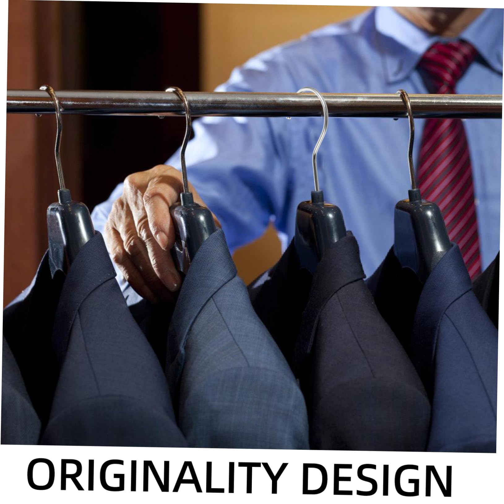 Alipis Plastic Pants Clip Hanger Hooks 10pcs Hanger DIY Screw Hooks Home Office Storage Hooks Multifunctional Ceiling Hooks