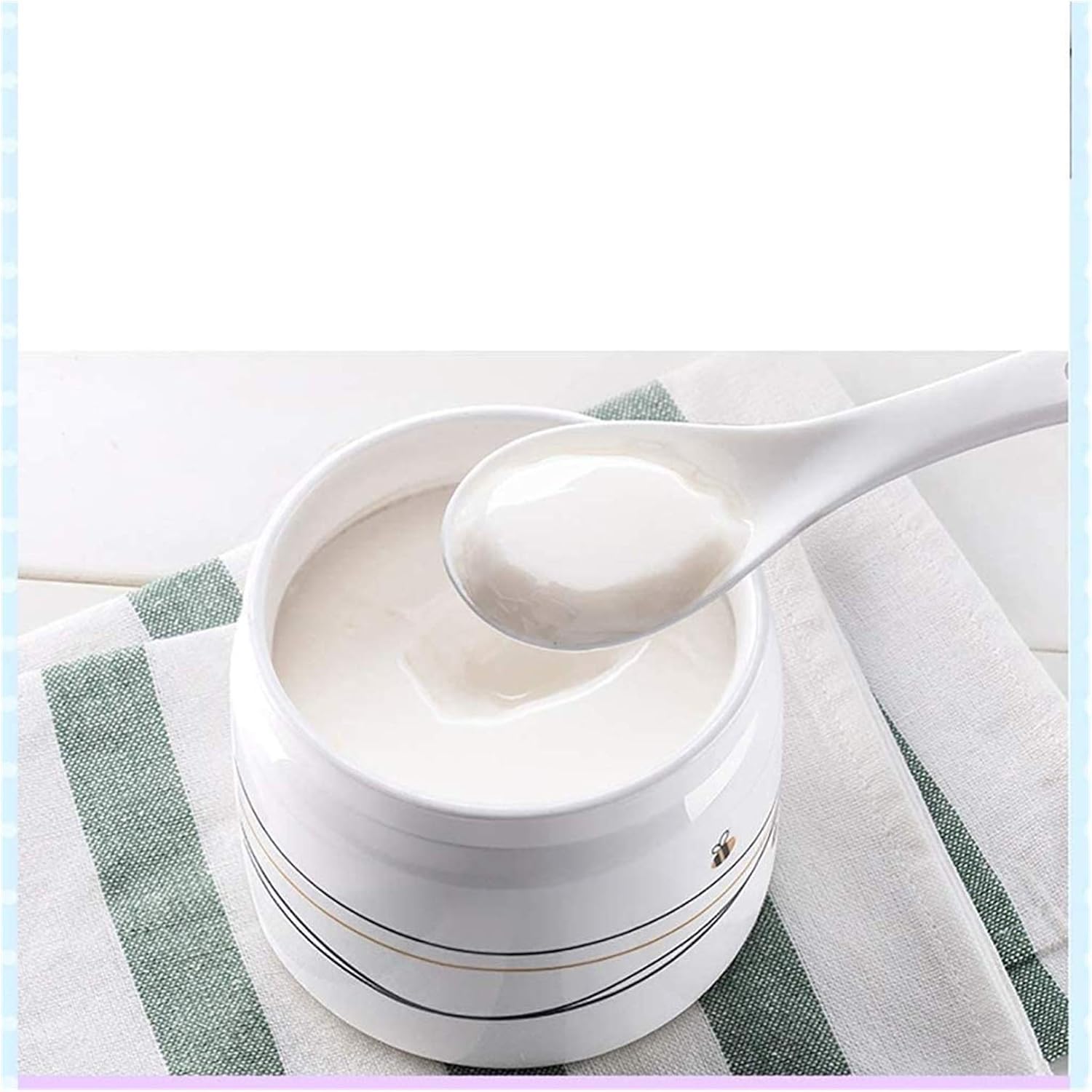 Yogurt Maker - Automatic Digital Yogurt Maker Machine with Set Temperature - Includes 8 Reusable Ceramic Jars