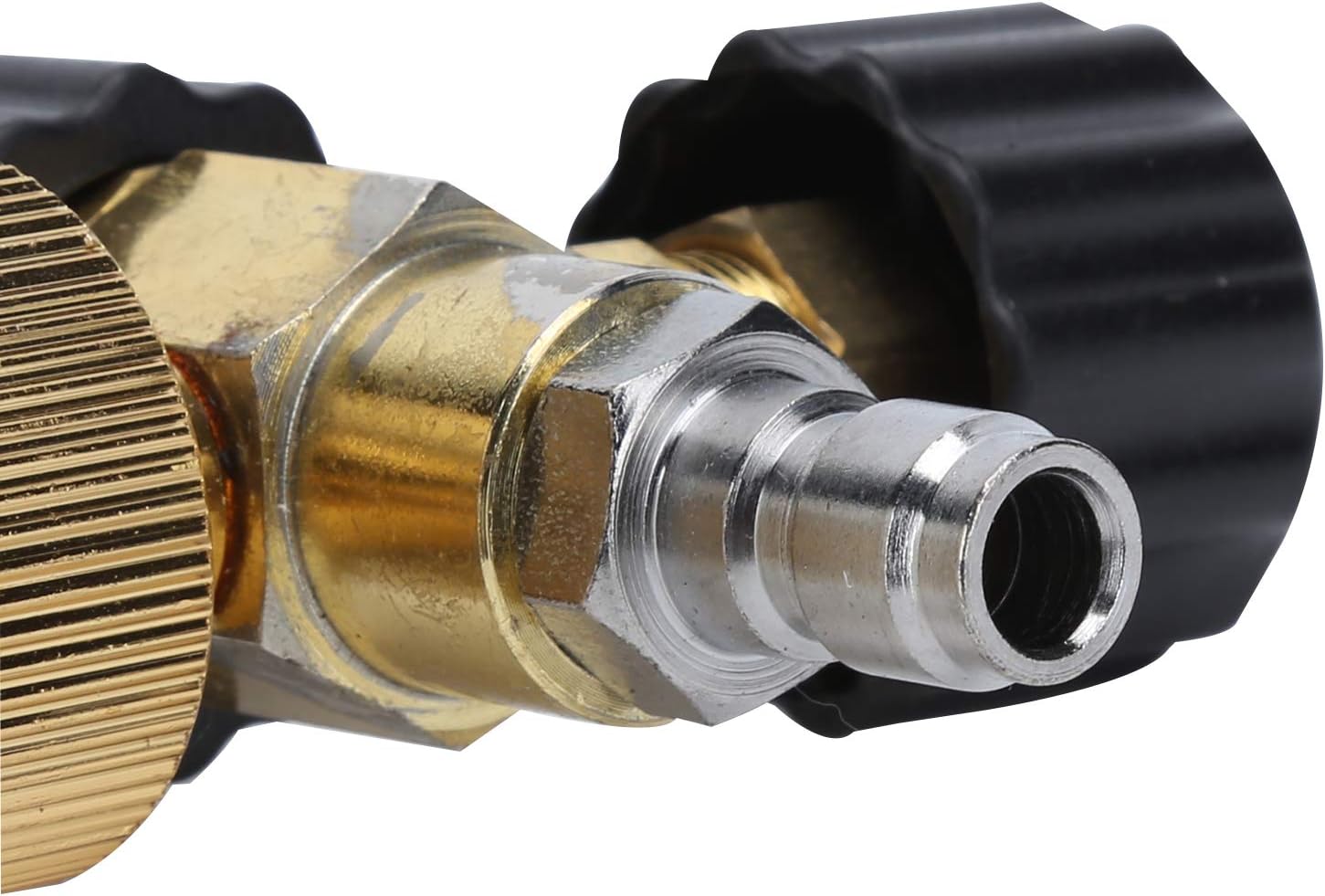 Foam Cannon for Pressure Washer with 1/4" Quick Connector - High Pressure Car Wash Sprayer, 16.4ft Spray Distance, Adjustable Nozzle for Car Detailing, House & Garden Cleaning (11.0x6.7in)