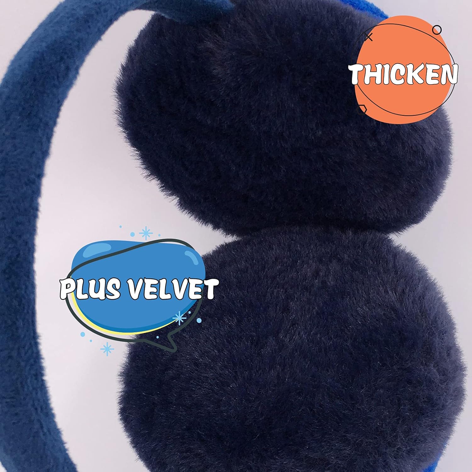 XIAOHAWANG Kids Boy Warm Earmuffs for Children Girl Winter Ear Muffs Cold Weather Ear Warmer - Image 2