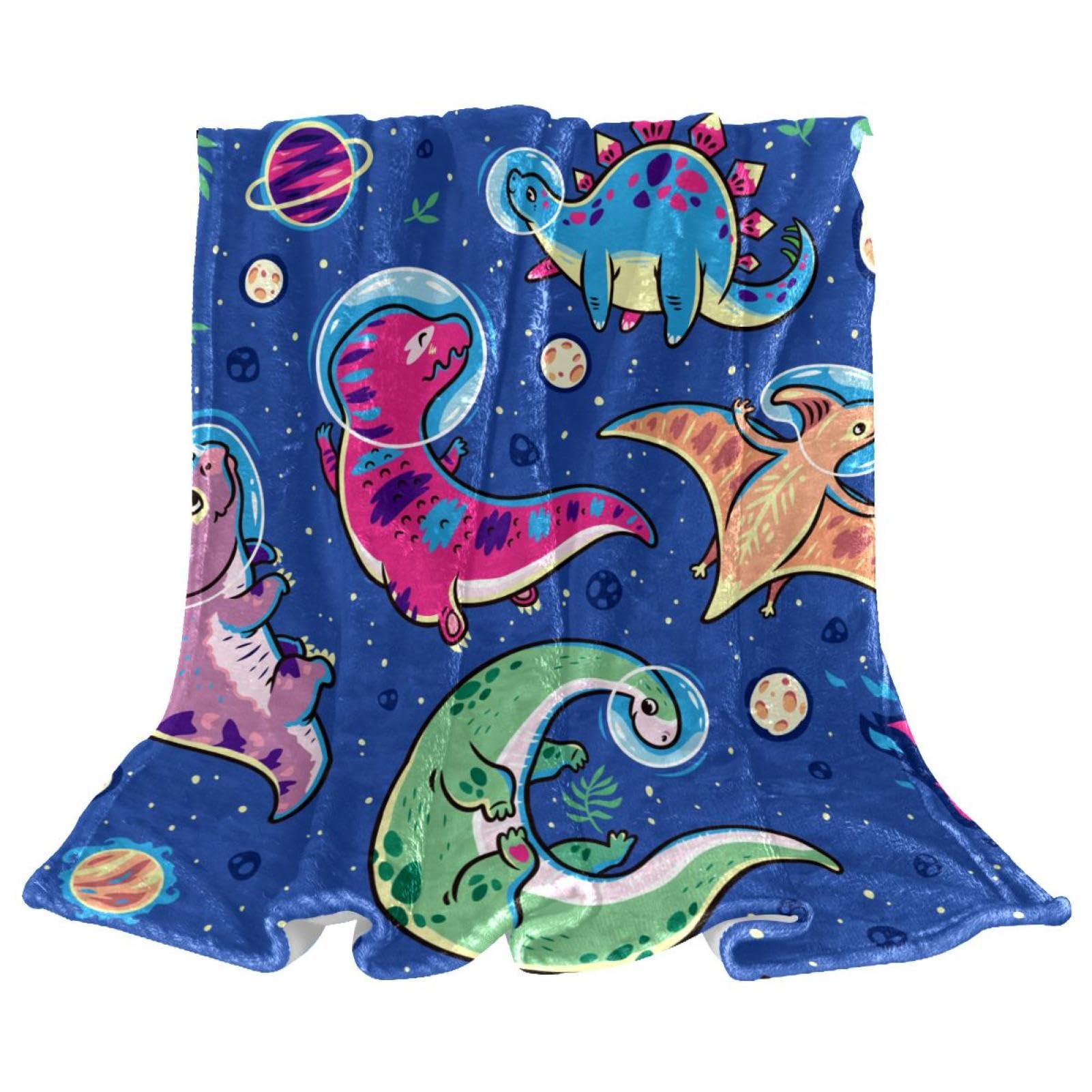 Couverture polaire dinosaure : fini le froid sur le canapé avec ce plaid doux