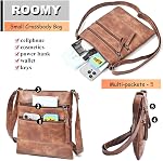 Crossbody Bag for Women, Small Crossbody Purse PU Leather Cell Phone Wallet Purses Should Bag,Sling Bag with Pockets