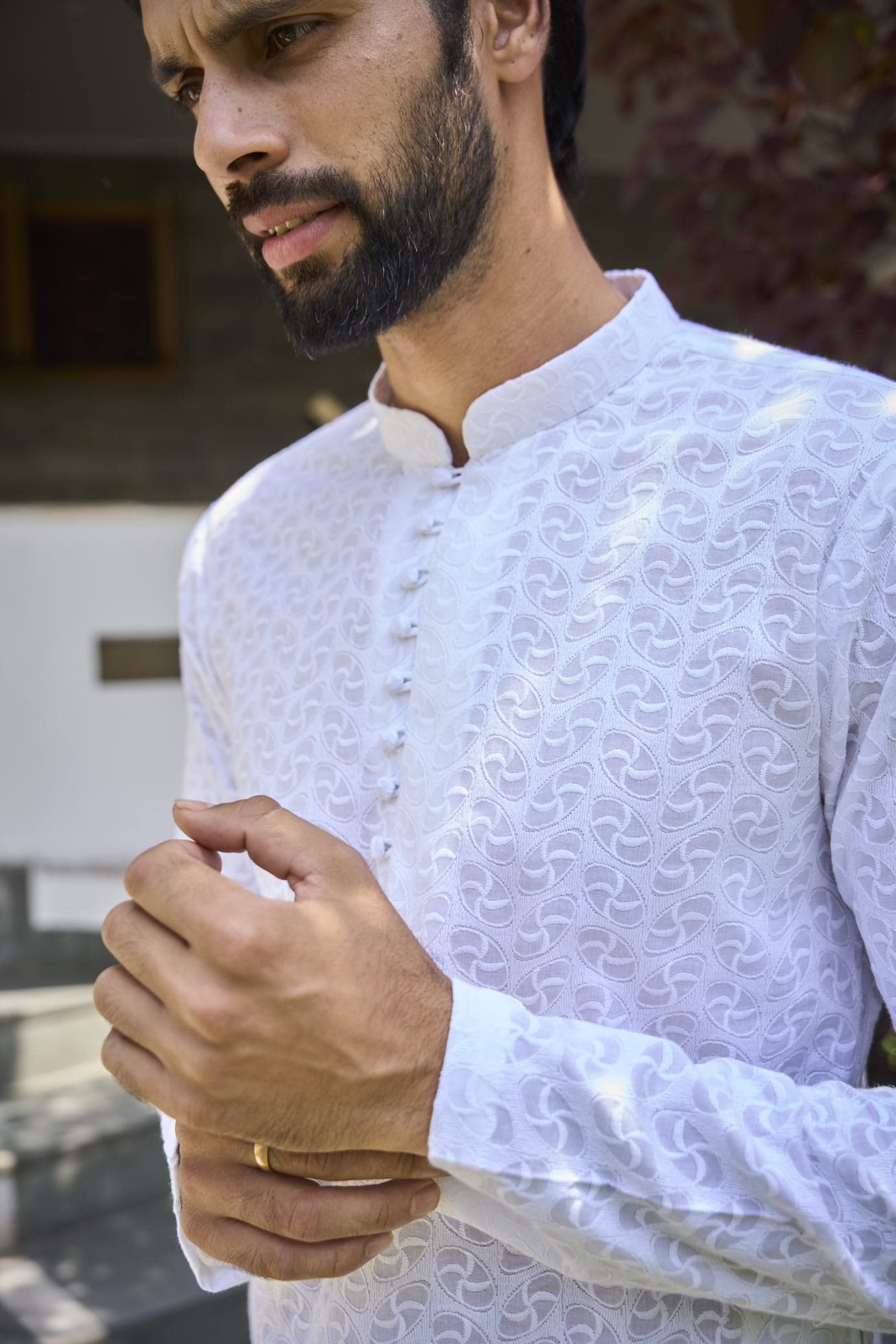 See Designs Men's Cotton Regular Kurta (Sd2Mkt_1095_White