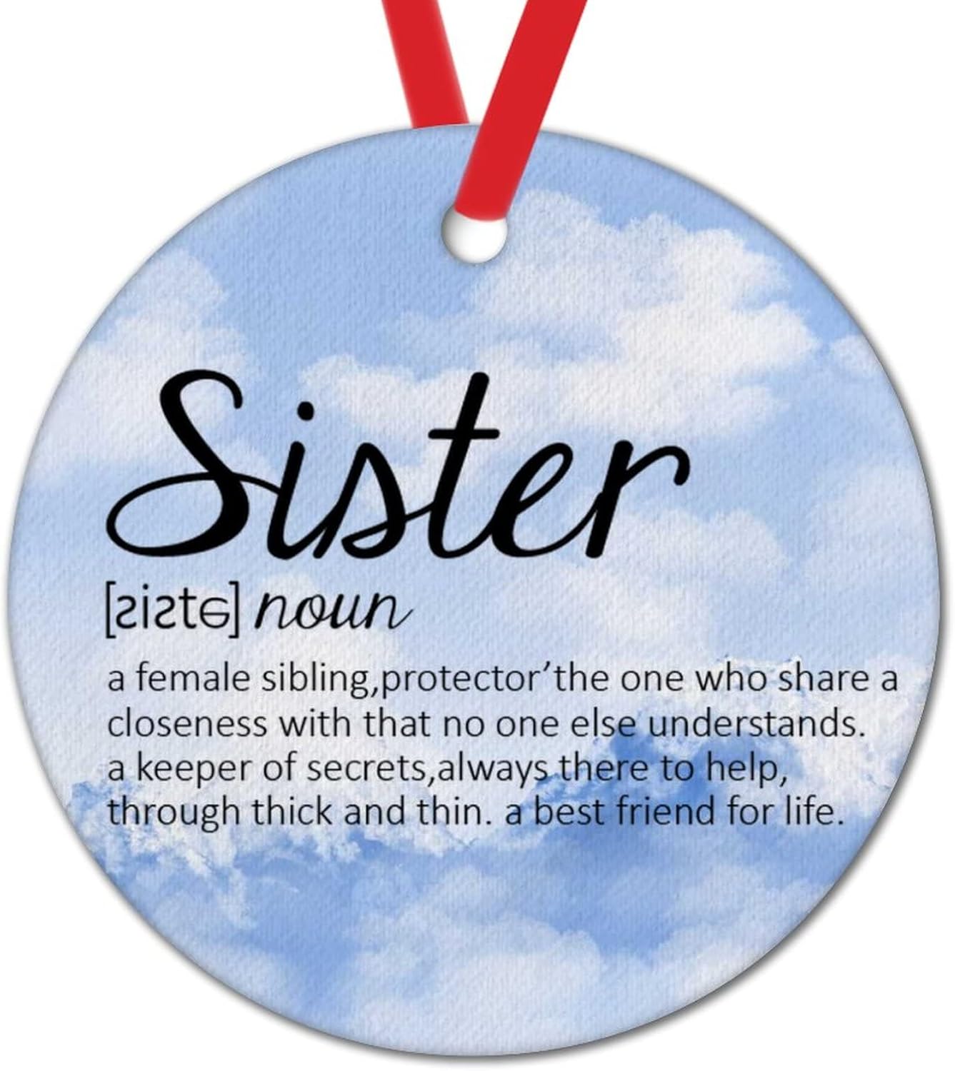Christmas Ornament Sister Noun Definition Christmas