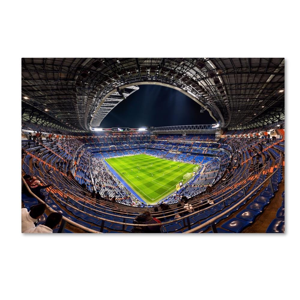 Santiago Bernadeau by Jesus M Garcia, 12x19-Inch Canvas Wall Art