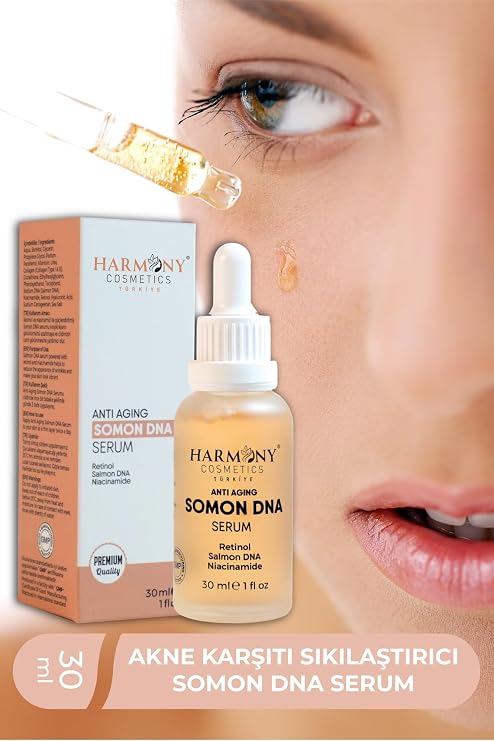 Somon DNA Sıkılaştırıcı Serum, Tüm Cilt Tipleri İçin, Anti-Aging, SPF 40-45, Anti Alerjik, 30 ml