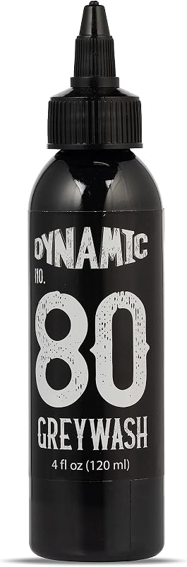 Tinta para tatuagem Dynamic Color Co Greywash #80, frasco com 120 mL