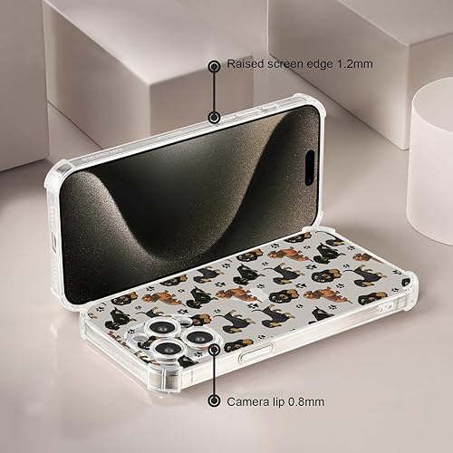 Vista 368 de Roemary Funda púrpura para iPhone 14 Pro Max con diseño de caballo azul, patrón de acuarela con protector de pantalla