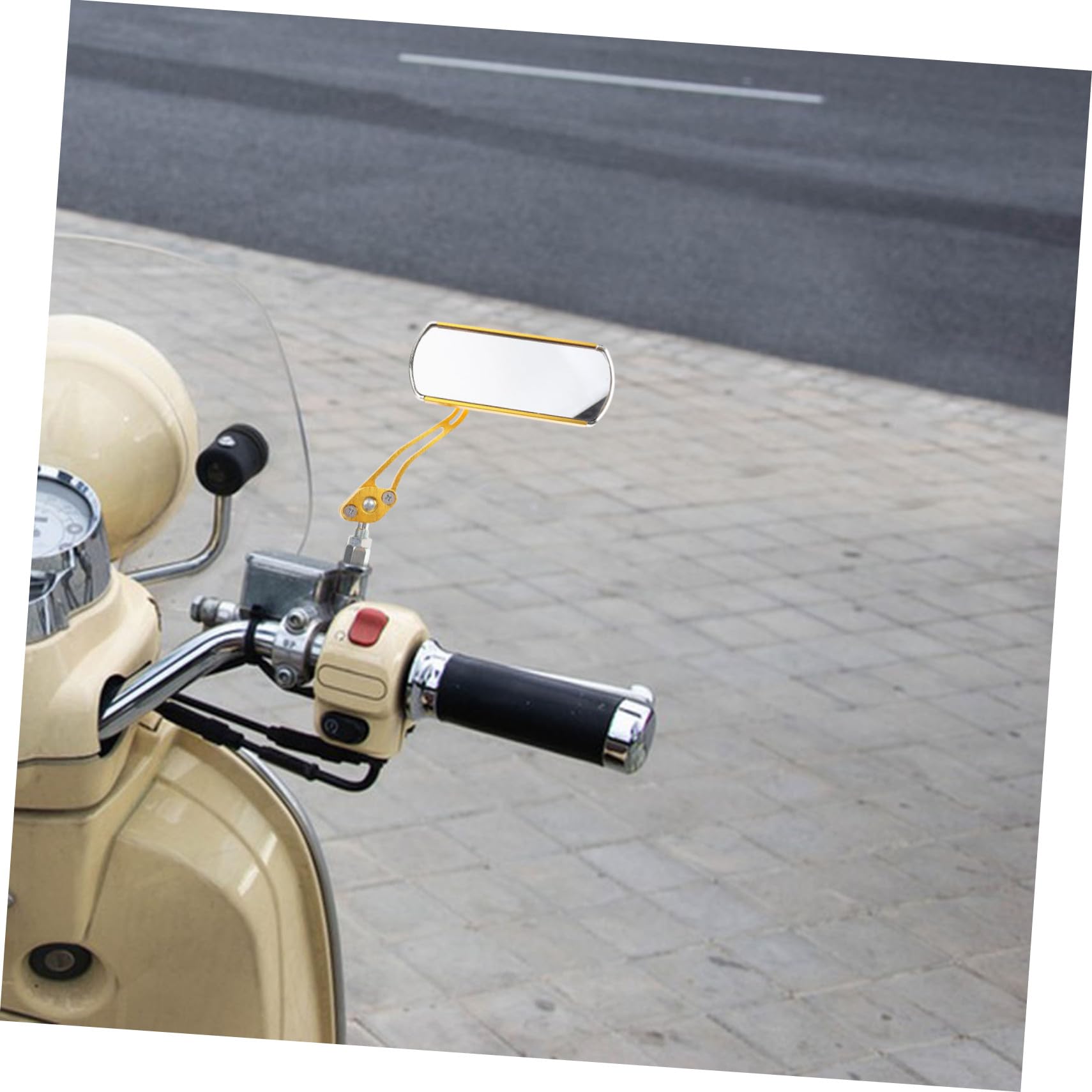 Hemobllo 2pezzi Specchietto Retrovisore Per Bicicletta e Scooter Elettrici Specchietti Retrovisori Regolabili Per Accessori Per Biciclette e Mountain Bike