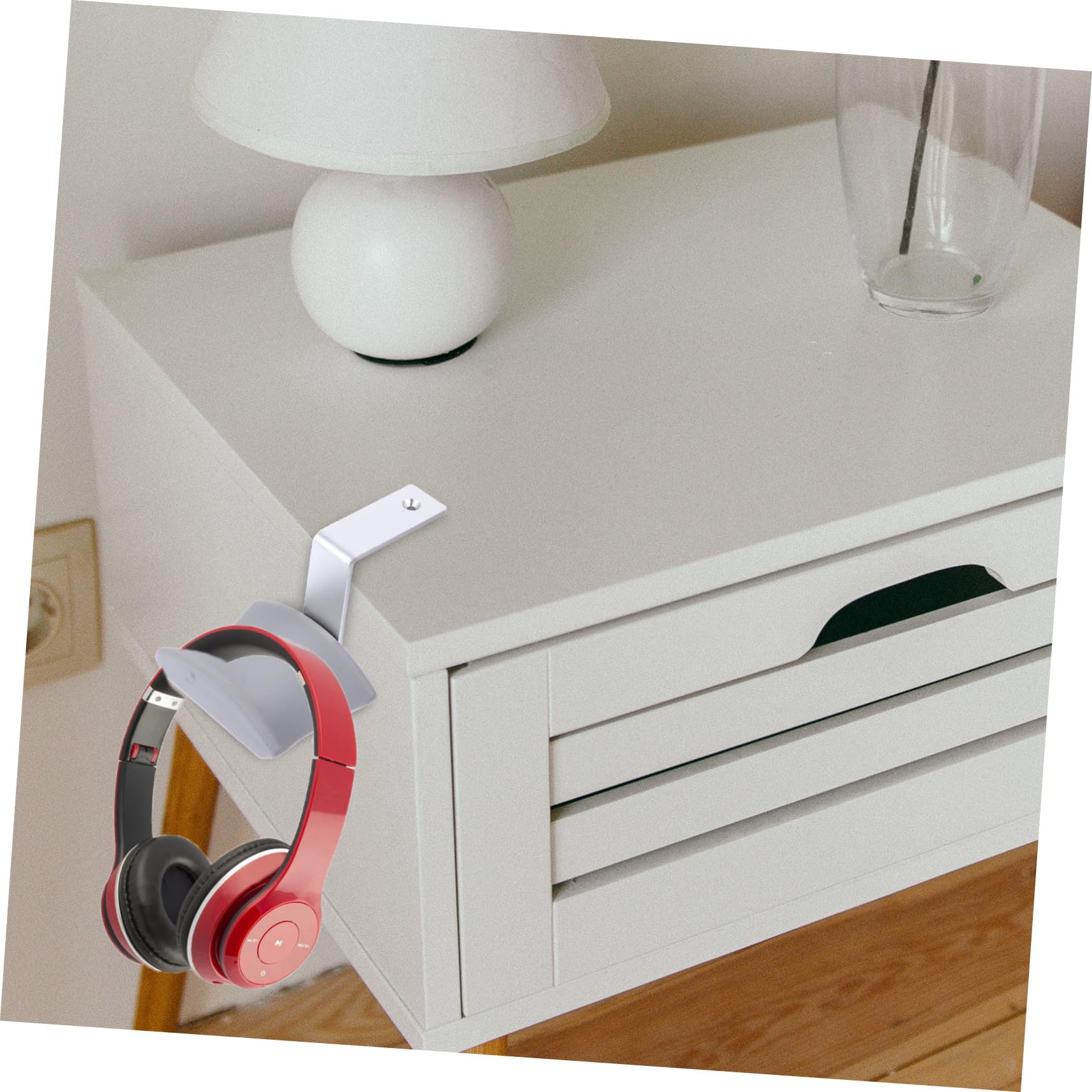 Gadpiparty 3piezas Soporte para Auriculares De Escritorio con Gancho Adhesivo Instalación Sencilla y Color Personalizable para Oficina y Gaming