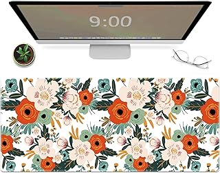 Canisto Gaming Mouse Pad Cool Flash Pattern XXL XL Large Mouse Pad Long Extended Mousepad Desk Pad Non-Slip Rubber Mice Pads Stitched Edges Thin Pad (31.5x11.8x0.12 Inch)