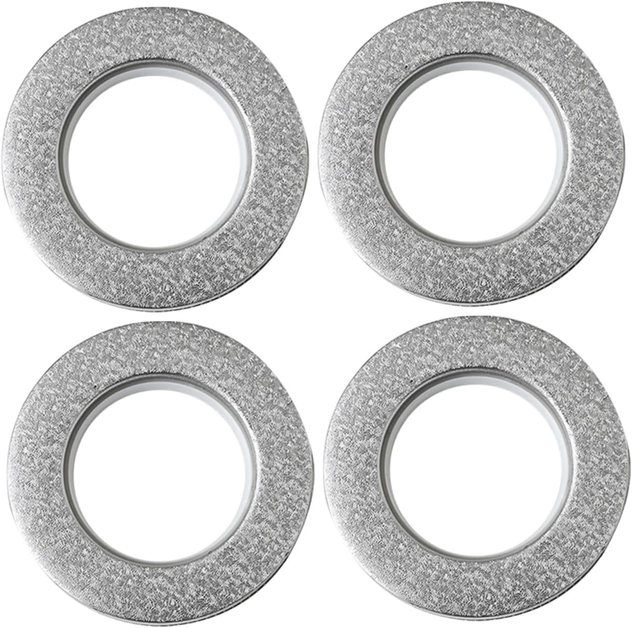 ABOOFAN 20pcs Curtain Grommet Silent Eyelet Hooks for Drapery Sliding Easy Installation for Home Decor and for -Term Use