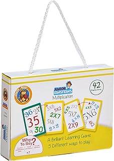 Fluffy Bear GA-3009 Multiplication Cards Game - Multi Color