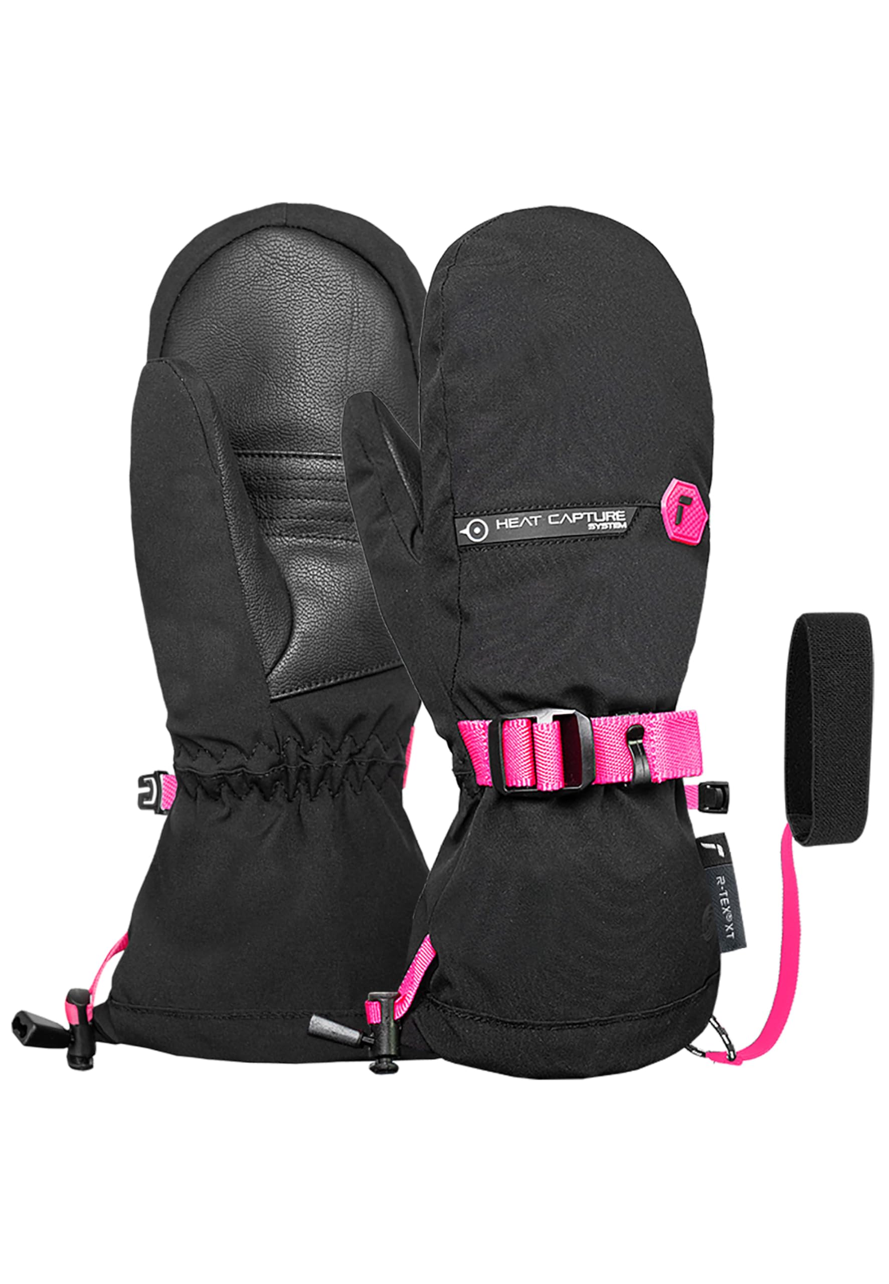 Reusch Karl Junior Kinder Skihandschuhe – R-TEX XT wasserdichte Fäustlinge mit Wolle, Softshell & Heat Capture System – Winterhandschuhe für Jungen & Mädchen, Winddicht & warm