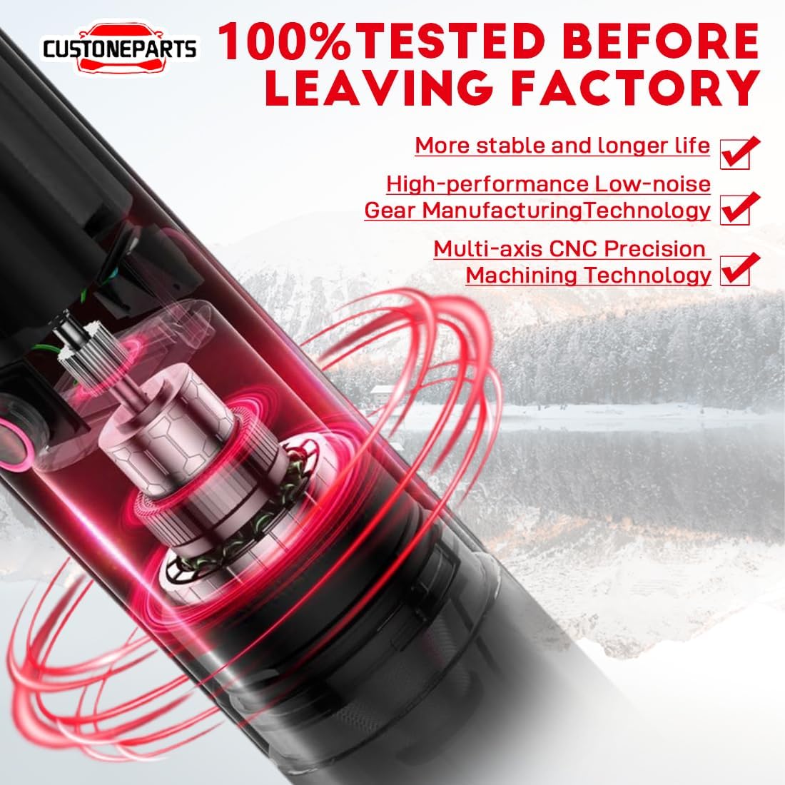 Rear Electric Power Liftgate Actuator Strut Pair FIT 2014-2019 Nissan Rogue (Non-Sport) 90561-4BA1A 90561-4BA2A 90561-4BA3A