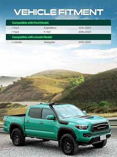 Miniatura 60 de YHTAUTO Espaciadores de rueda de 1.25 pulgadas para Ford F-150, Expedition y Lincoln Navigator 2003-2014, Mark LT, espaciadores de neumáticos Negro