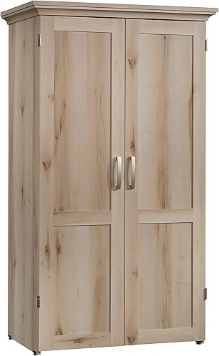 Sauder Armario de costura y artesanía de almacenamiento diverso, acabado de arce pacífico