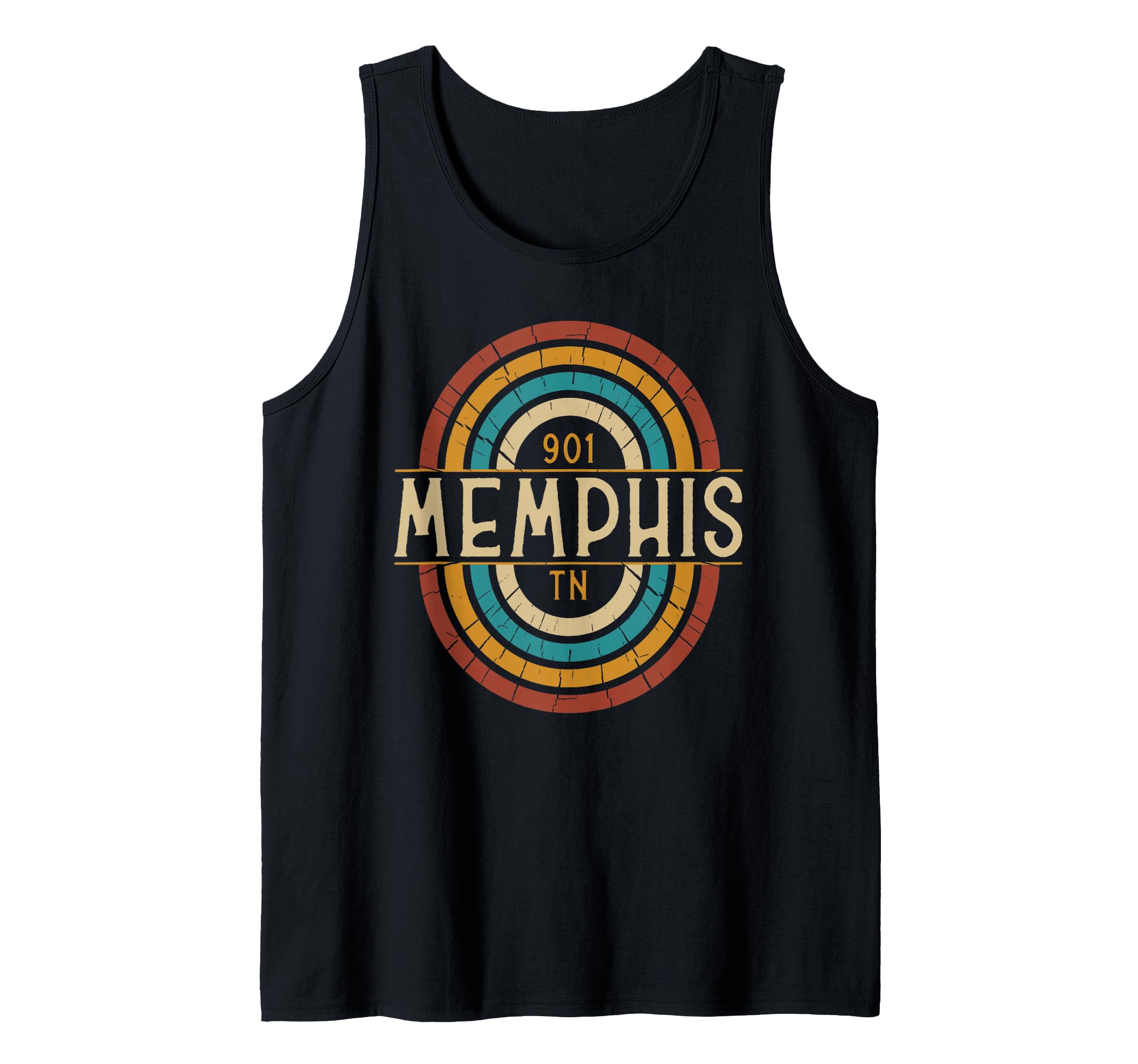 Retro Memphis Area Code 901 Residents State Tennessee Tank Top