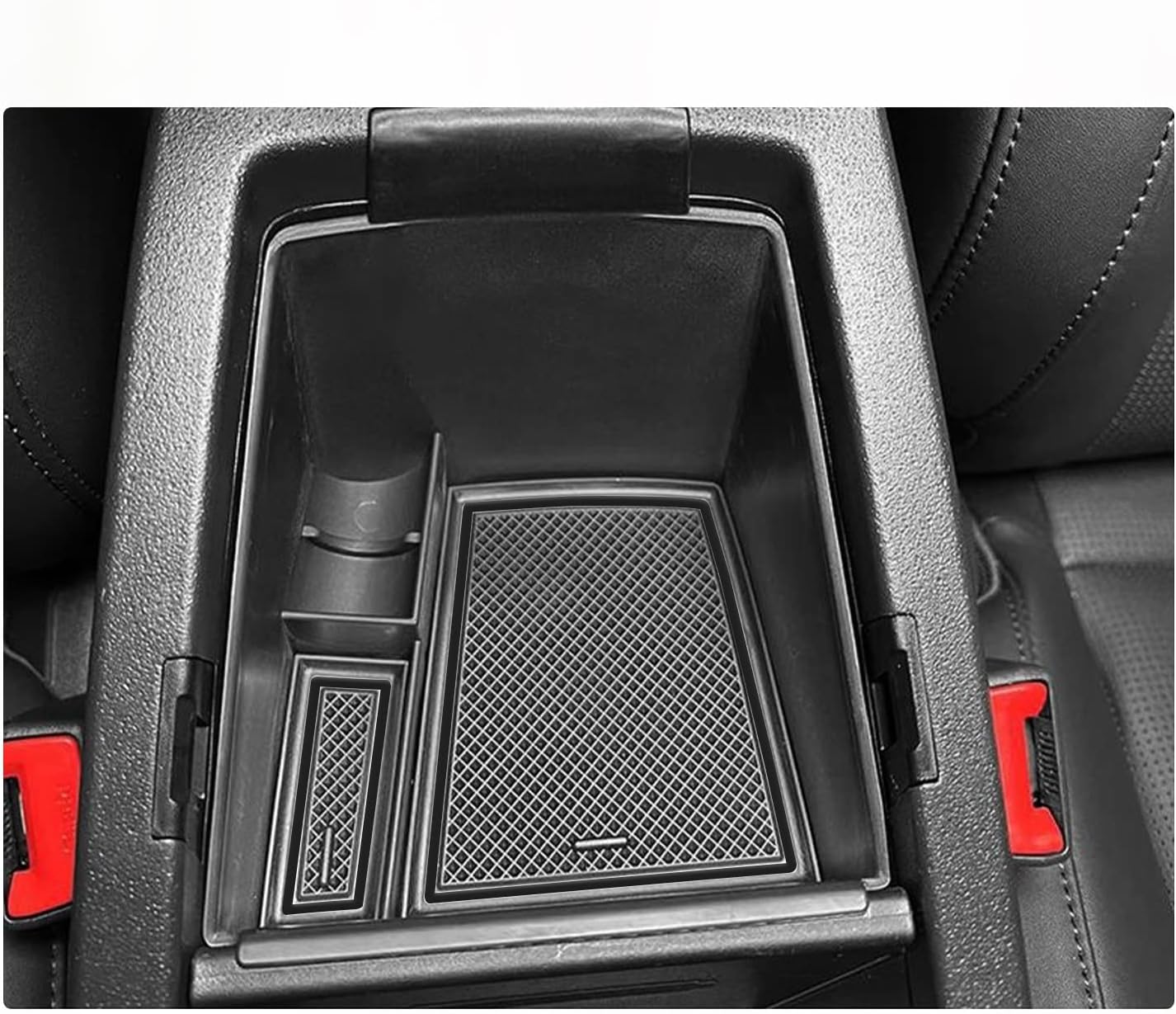 BIXUAN 2023 2024 Niro Hybrid HEV/Plug-in Hybrid PHEV Center Console Organizer Tray Compatible with Kia Niro 2023 2024 Accessories Armrest Storage Box Organizer Tray (Not fit Full Electric EV Model)