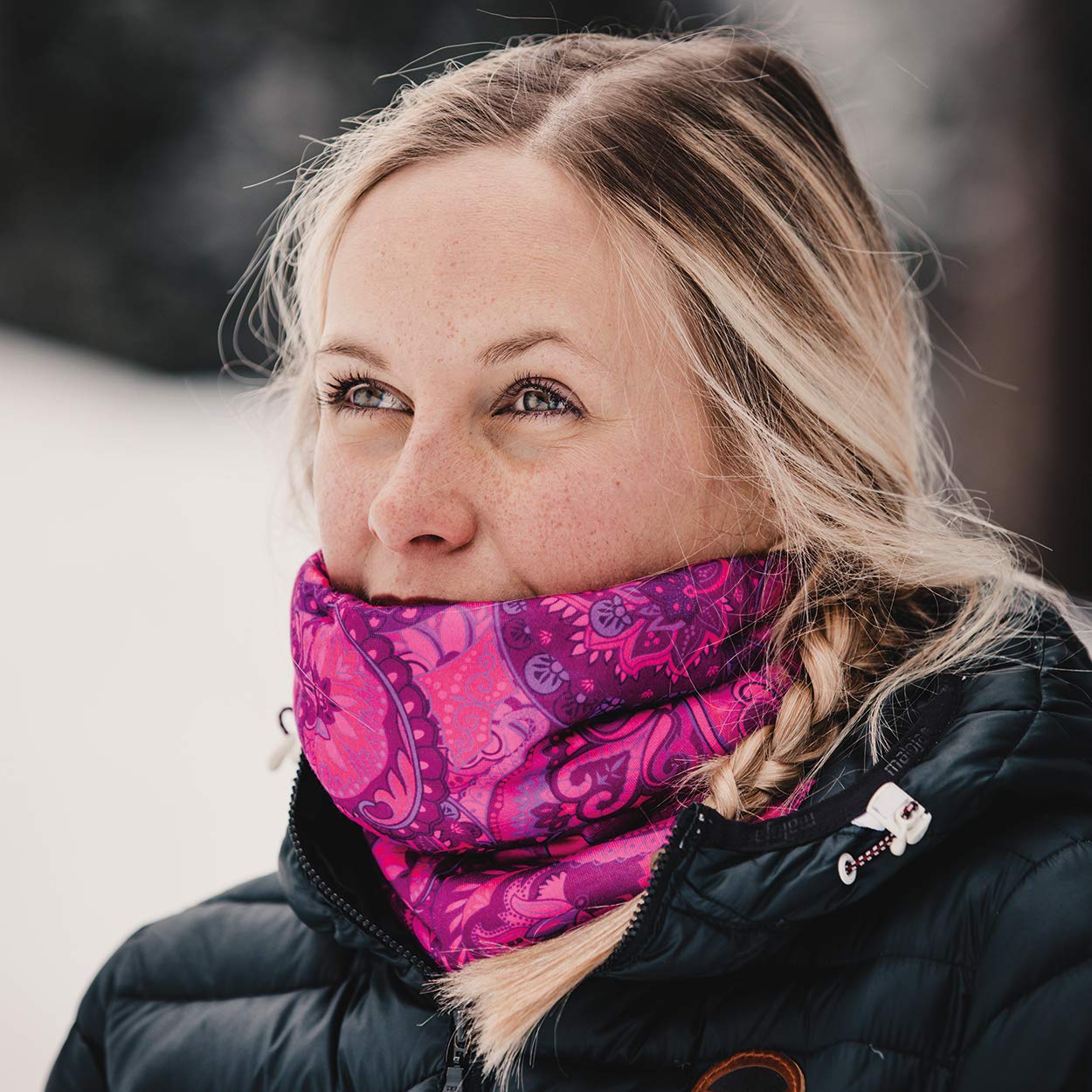 P.A.C. Primaloft Snood Multifunktionstuch - Outdoor, Ski, Halstuch, nachhaltiges Schlauchtuch, Unisex, 10 Tragevarianten