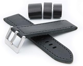 LS2 Leather Watch Strap - Black