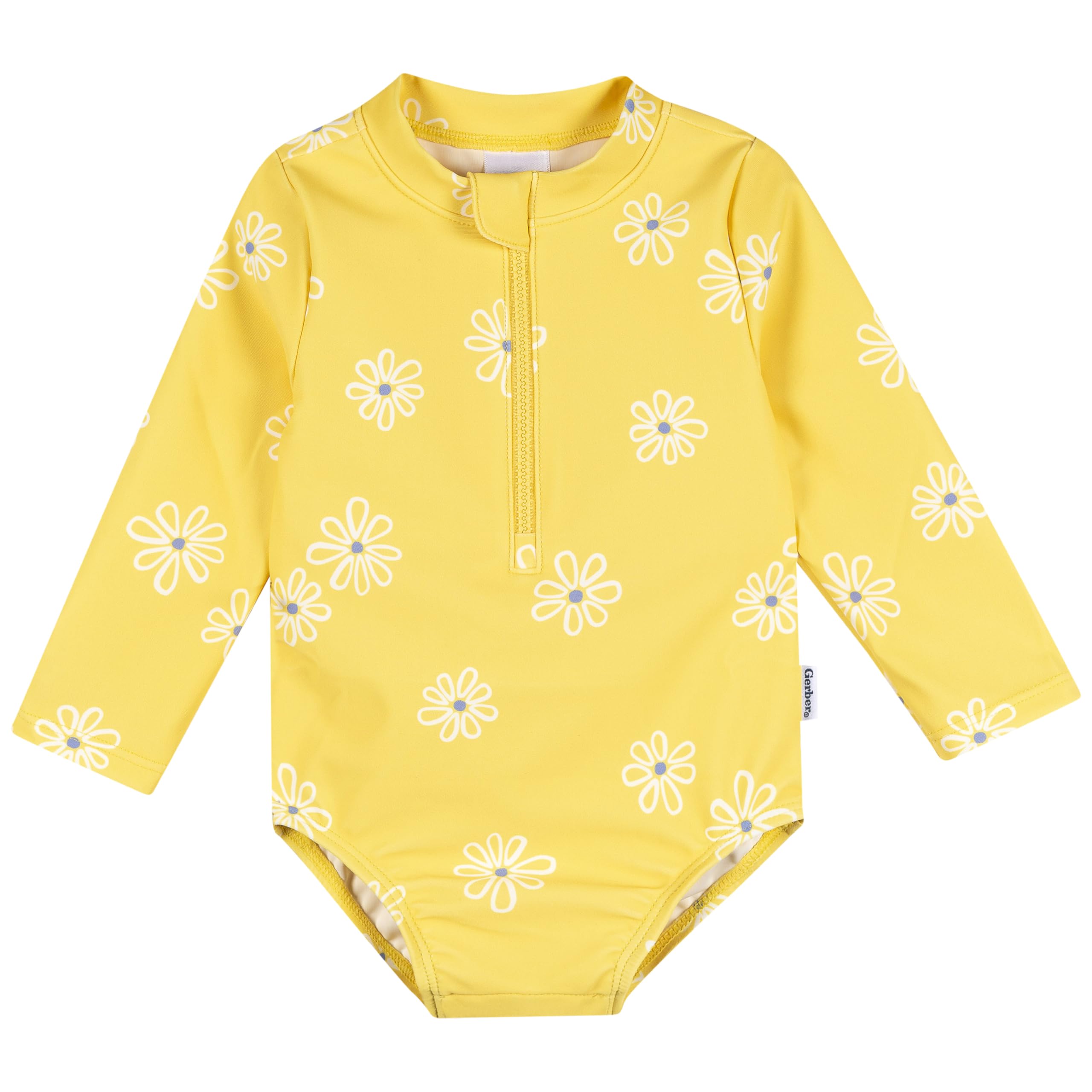 Gerber Girls Long Sleeve Rashguard Swimsuit