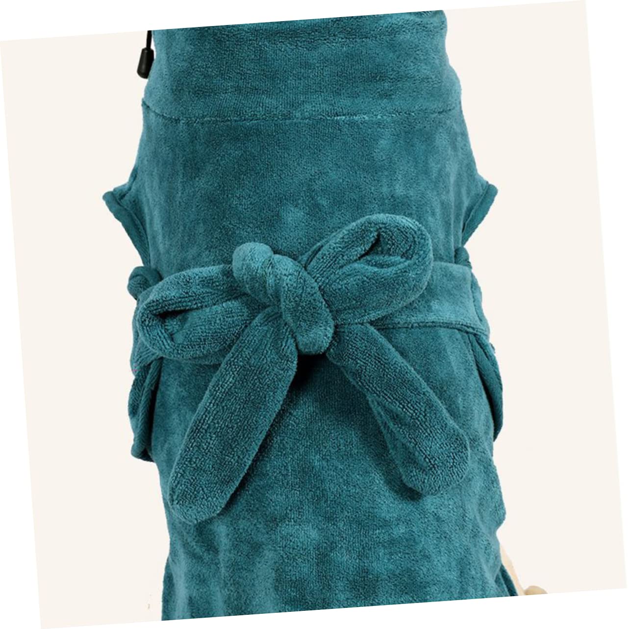 Hohopeti Peignoir pour Chien Absorbant Et Réglable Robe De Bain Sèche Rapidement pour Chiens Et Chiots