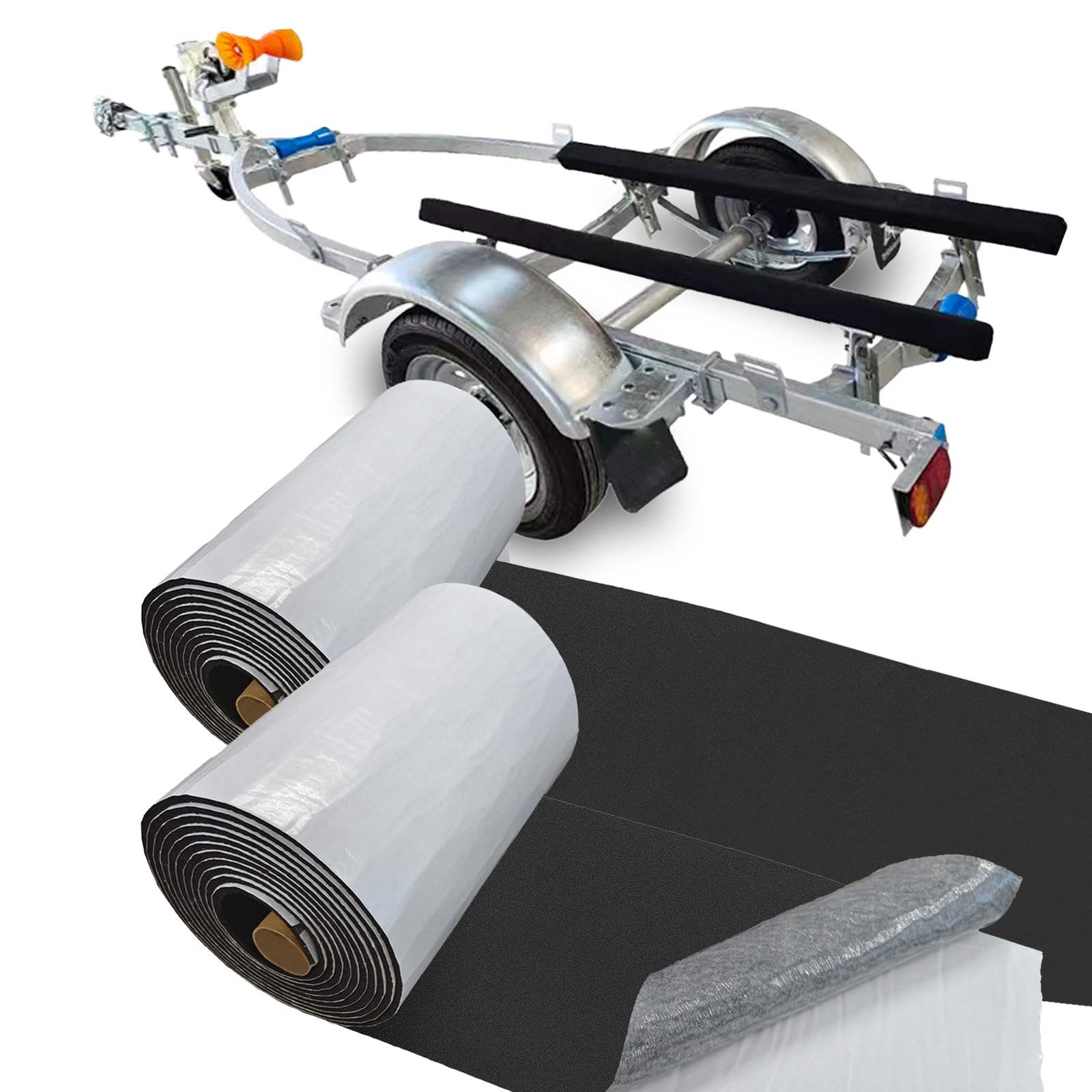 KEOHOLI 2pcs Boat Trailer Bunk Carpet with Adhesive