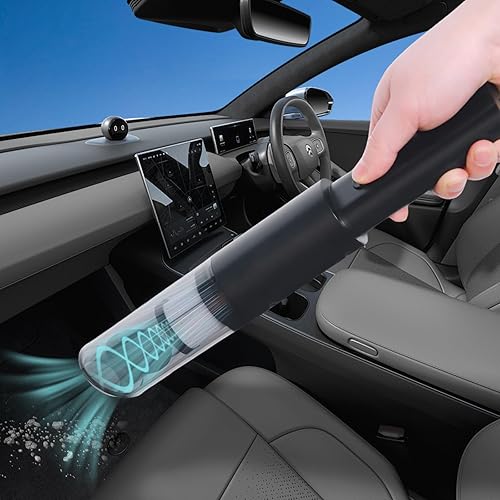 Miniatura 7 de Aspiradora de automóvil, aspiradora inalámbrica portátil para automóvil y hogar, diseño pequeño y de mano, ligero, 120 W de alta potencia, incluye