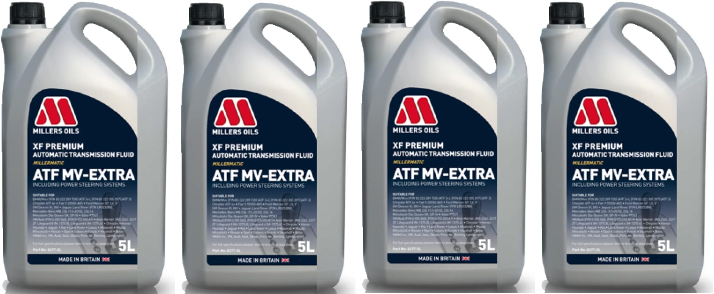 Millers Oils XF Premium ATF MV-Extra Automatic Transmission Fluid, 20 Litres