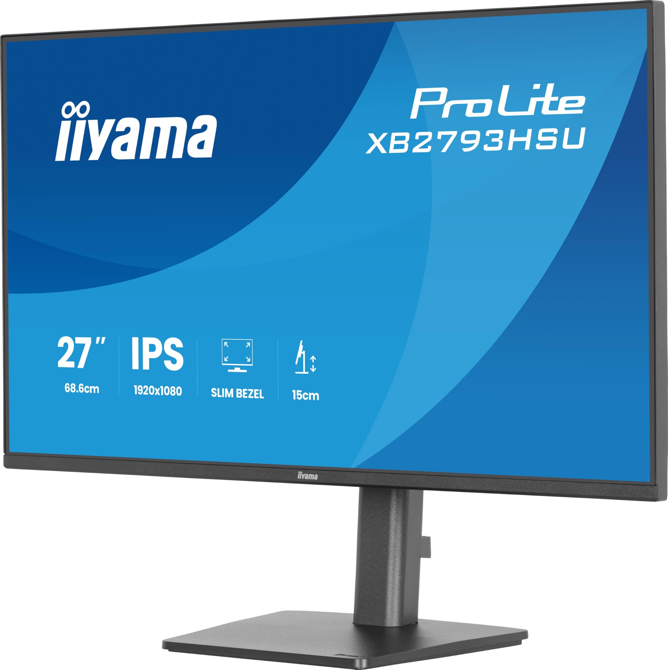 Iiyama Prolite Xb2793hsU-B1 27" Business Monitor, Full Hd, Ips, 120hz, H?henverstellbar (xb2793hsU-B1)