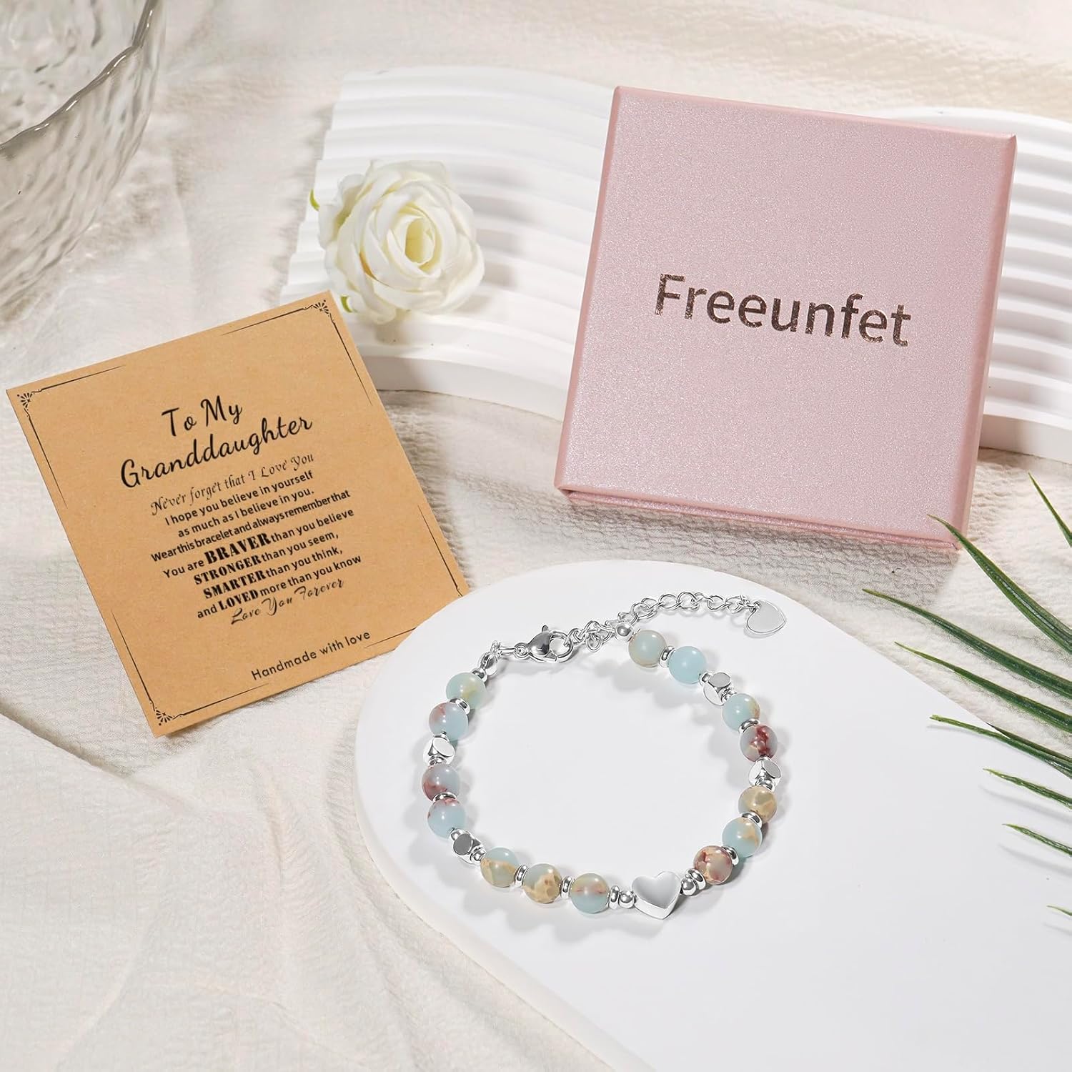 Women's Beaded Stretch Bracelets - Inspirational Sometimes You Forget You're Awesome Friendship Jewelry, Dainty Birthday Gift for Best Friends, Mom, Sister, Daughter - Image 6