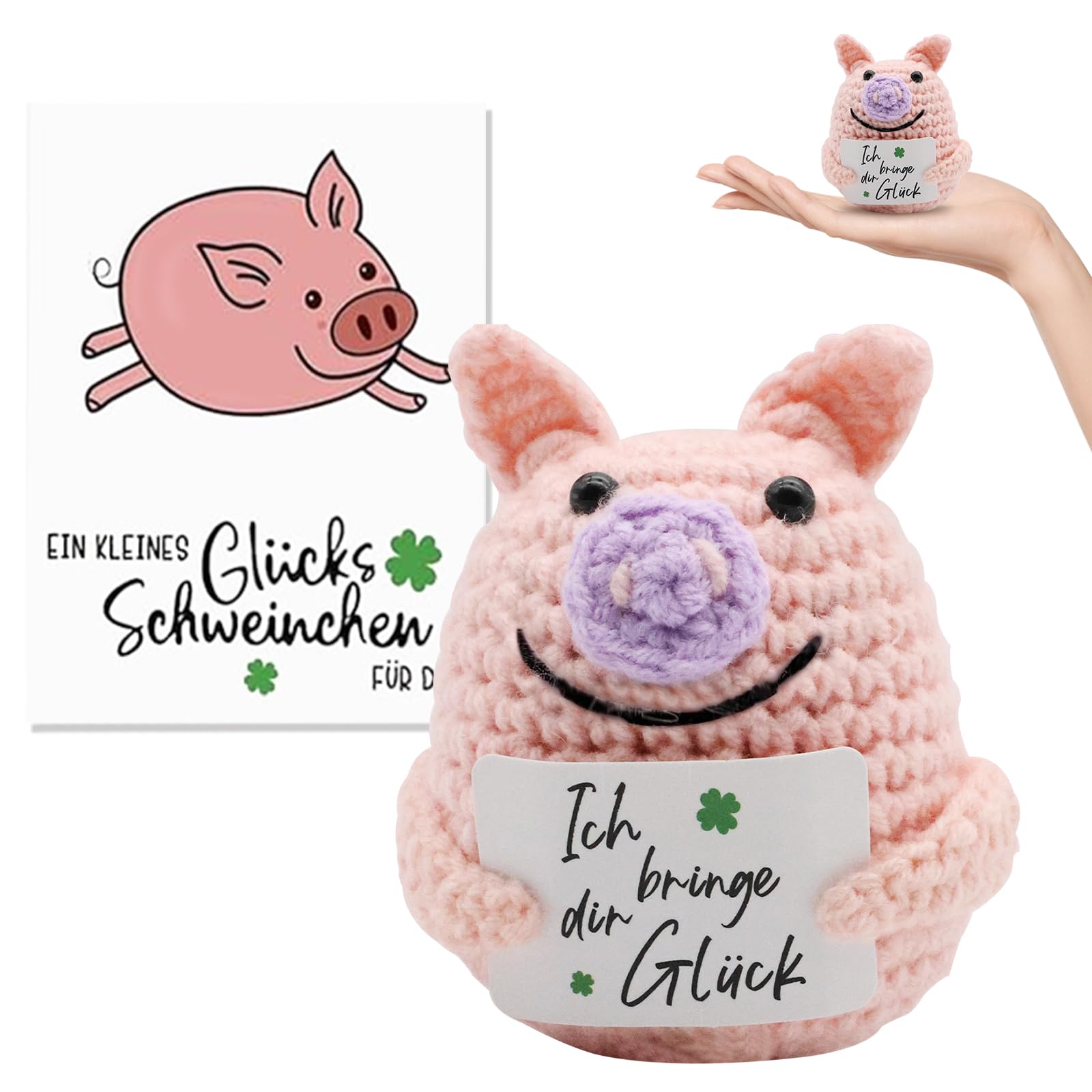 XYANFA Niedliche Schweine Make-up-Tasche – Geschenk Für Schweineliebhaber, Wasserdichte Kosmetiktasche