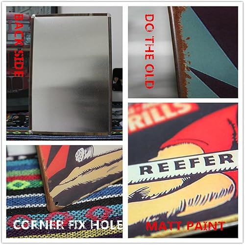 Miniatura 2 de Rocket Motor Oil Gas Oil Garage Auto tienda rústico metal decoración 12" x 8"