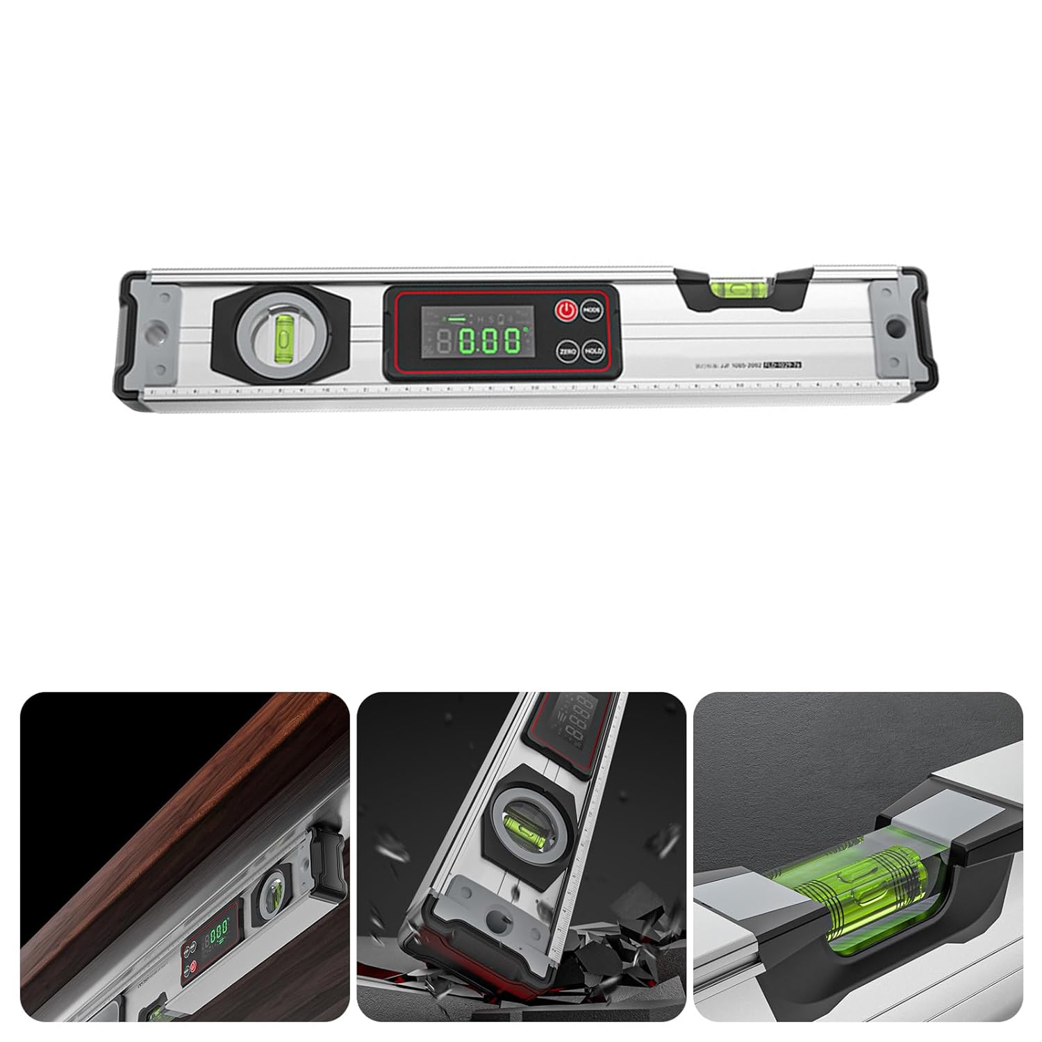 Digital Angles Finders with High Precisions & Strong Base LCD Display Electronic Levels for Accurate Measurements Electronic Levels Gauges