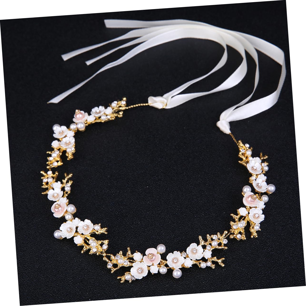 Healeved 2stücke Braut Haarschmuck Blumenkranz Haardekoration Für Hochzeiten Und Feiern Leicht Und Zu Tragen Gefertigt Für Geeignet