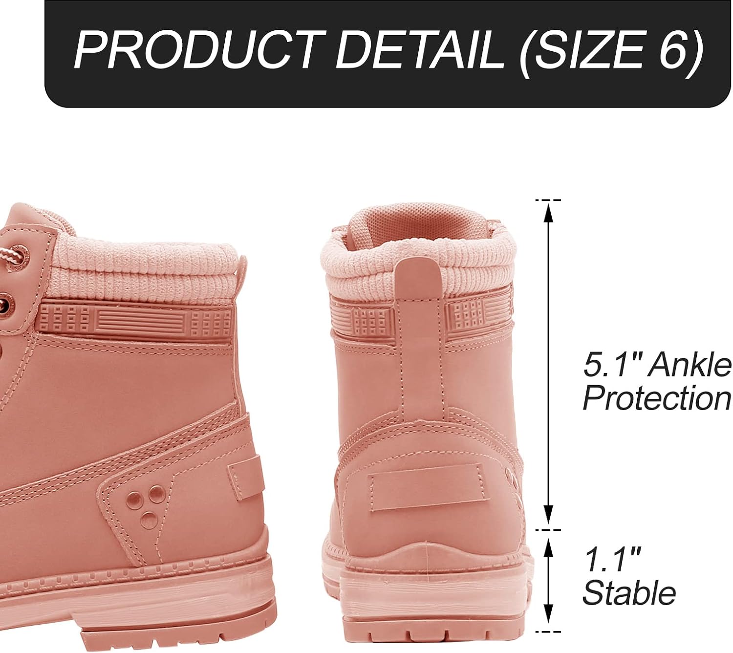 Lightweight Waterproof Women’s Work Boots for Hiking & Construction