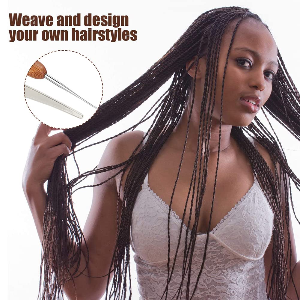 CHEVEUX DREADLOCKS AU Crochet De Outil Coiffure Aiguille À Pour EUR 12