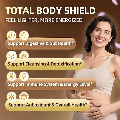 Miniatura 3 de Lukaree Cápsulas 16 en 1 de ajenjo de nogal negro, limpieza intestinal rápida y salud digestiva con clavo de ajo y cúrcuma, entrega liposomal 98% de