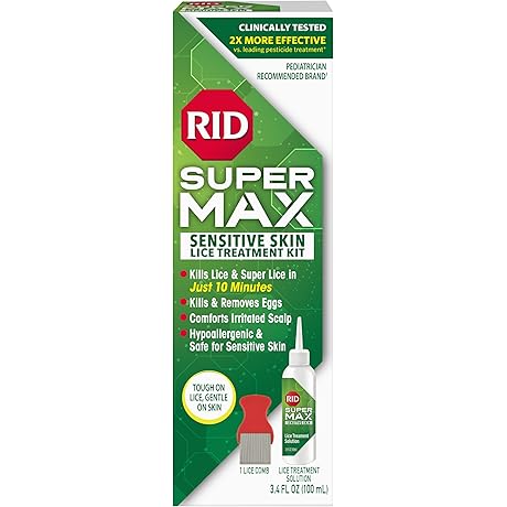 Super Max Sensitive Skin Lice Treatment: Win the Battle Against Super Lice