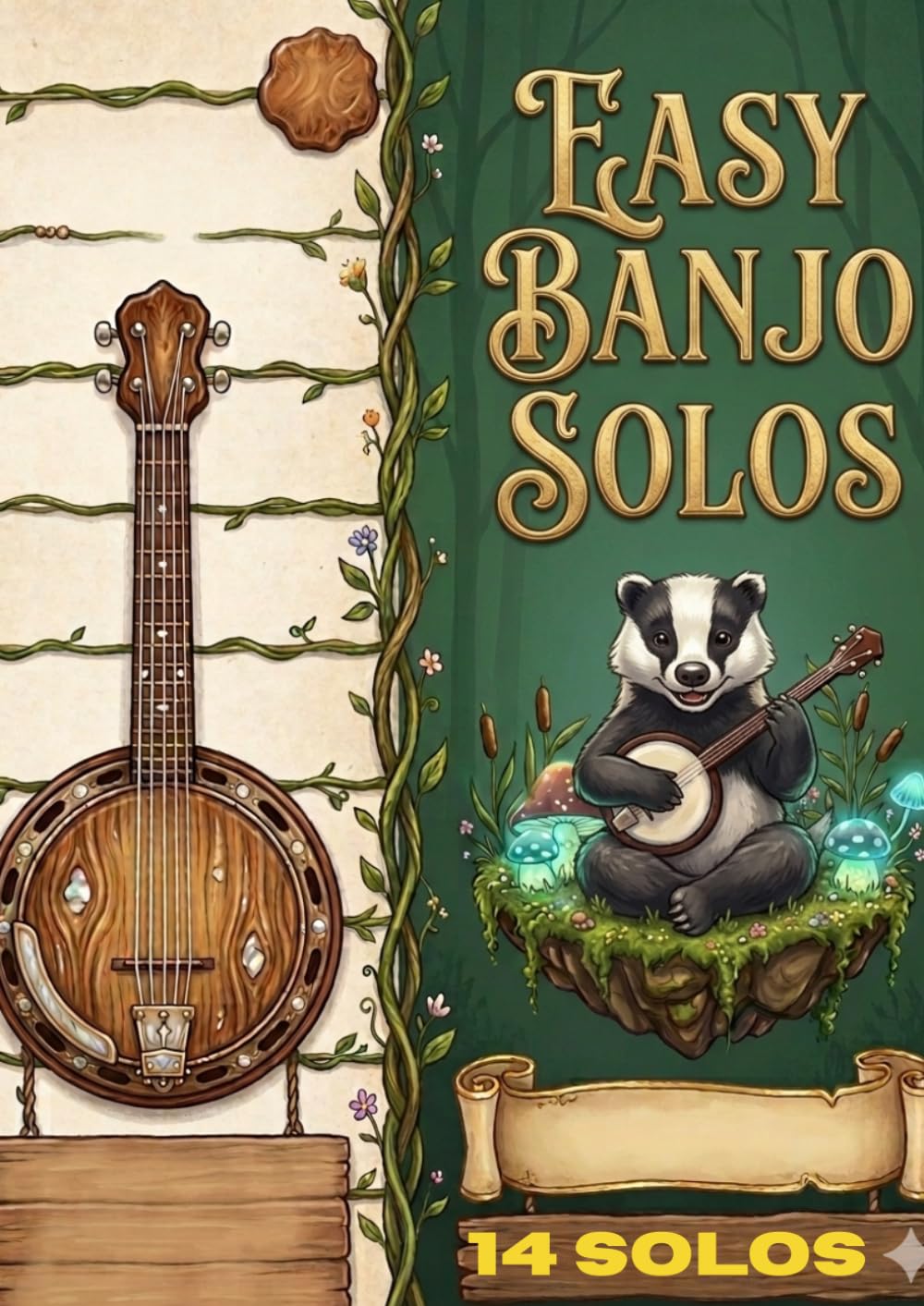 easy banjo solos: Selection of Easy Banjo SongBook For Beginners and Kids