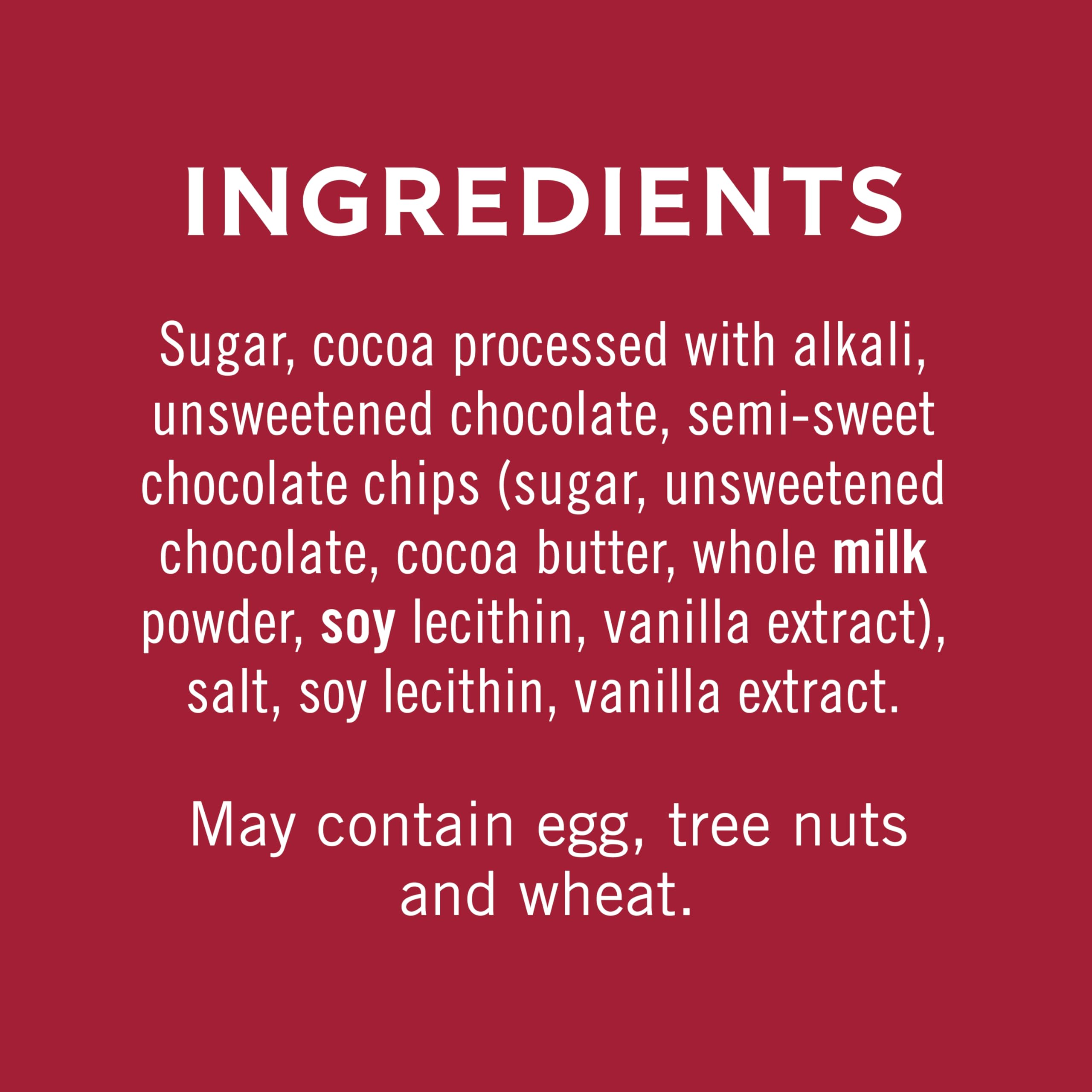 GHIRARDELLI Double Chocolate Hot Cocoa Mix 8 Single-Serve Packets Rich and Decadent Hot Cocoa Made with Premium Chocolate — view 3