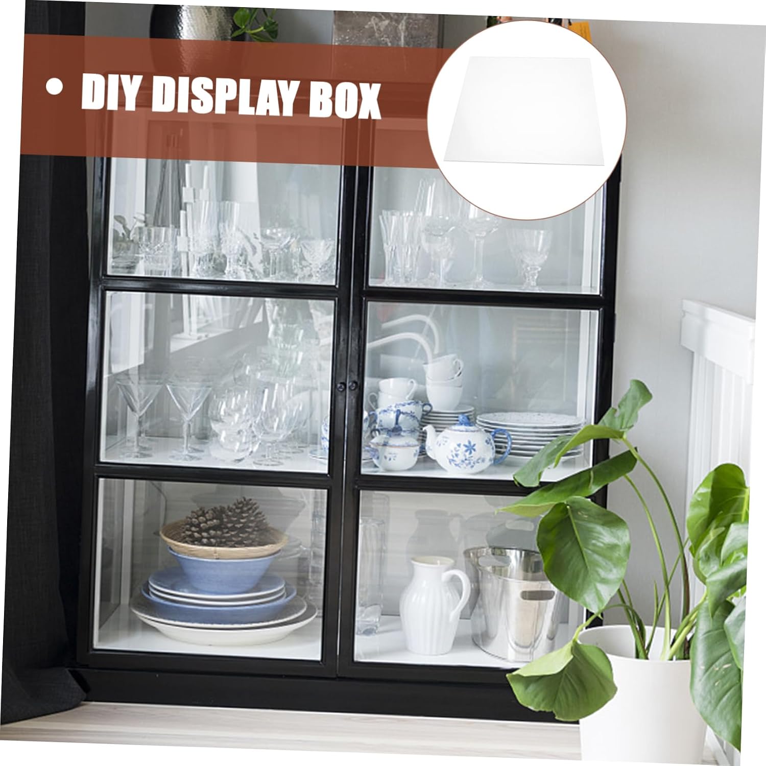 2pcs Acrylic Panels Crafting Projects Display Boards DIY Picture Frame